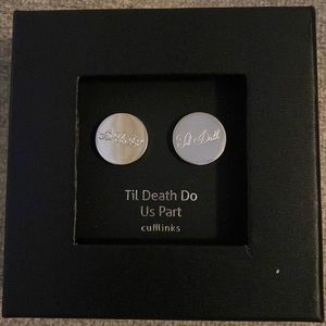 Til Death Do Us Part Cufflinks